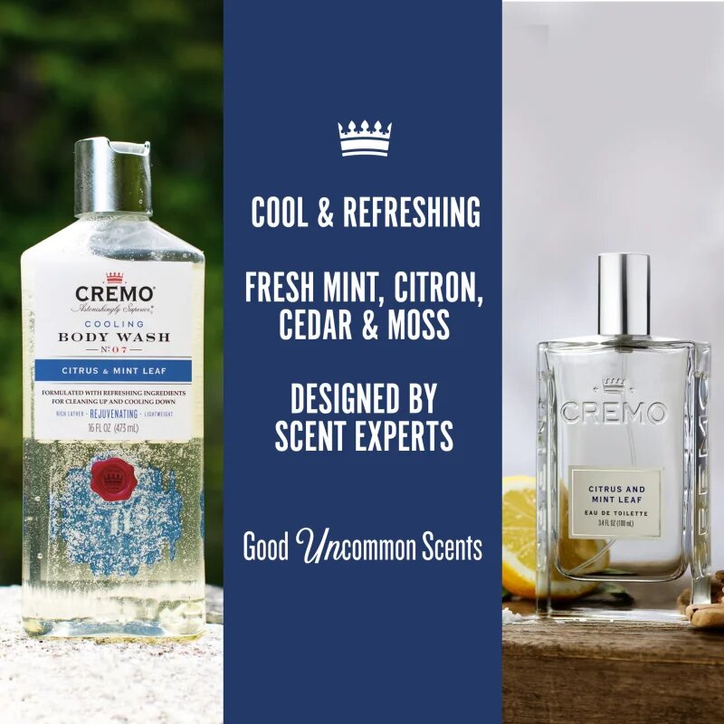 Cremo Citrus & Mint Leaf Gift Set darilni set za moške