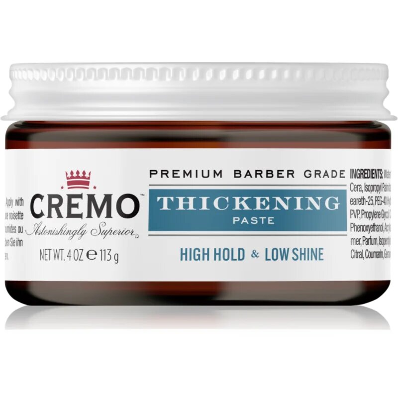 Cremo Hair Styling Paste Thickening stiling pasta 113 g