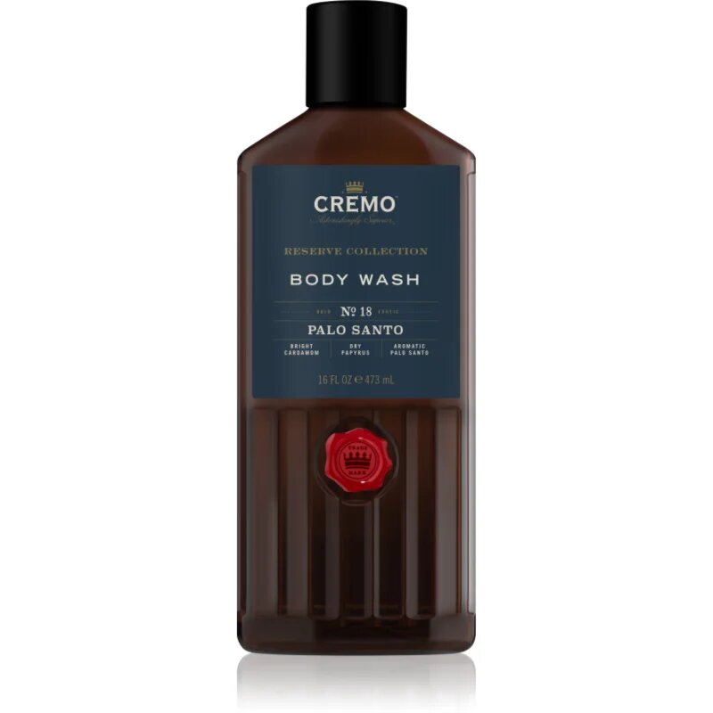 Cremo Reserve Collection Palo Santo poživitveni gel za prhanje za moške 473 ml