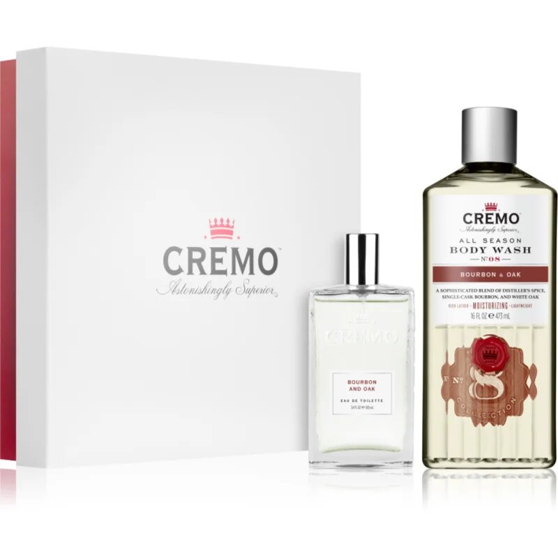 Cremo Set Bourbon and Oak darilni set za moške