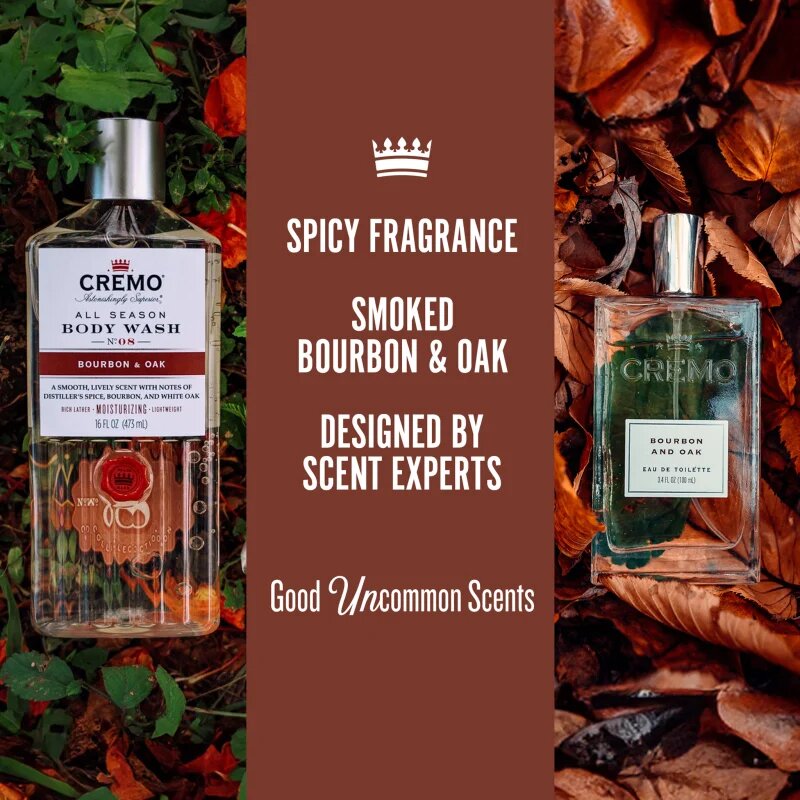 Cremo Set Bourbon and Oak darilni set za moške