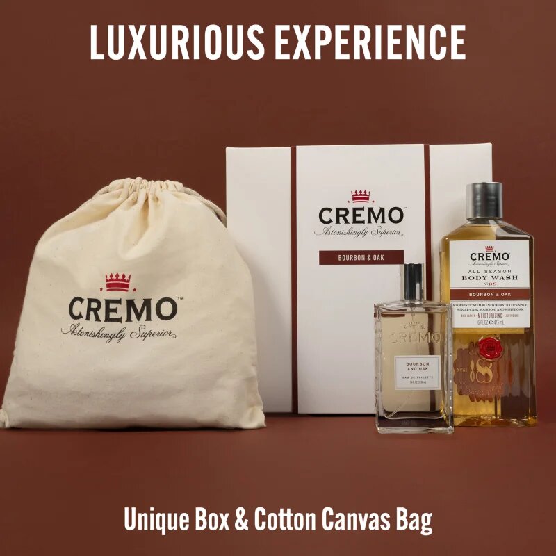 Cremo Set Bourbon and Oak darilni set za moške