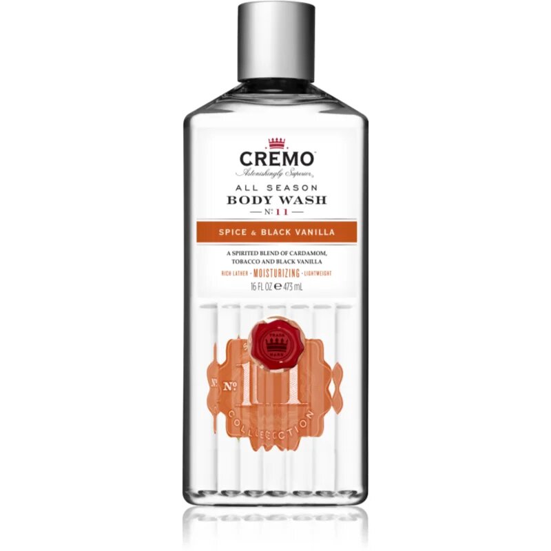 Cremo Spice & Black Vanilla Body Wash gel za prhanje za moške 473 ml