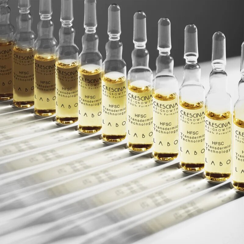 Crescina Transdermic 200 Re-Growth and Anti-Hair Loss nega za spodbujanje rasti in proti izpadanju las za moške 20x3.5 ml