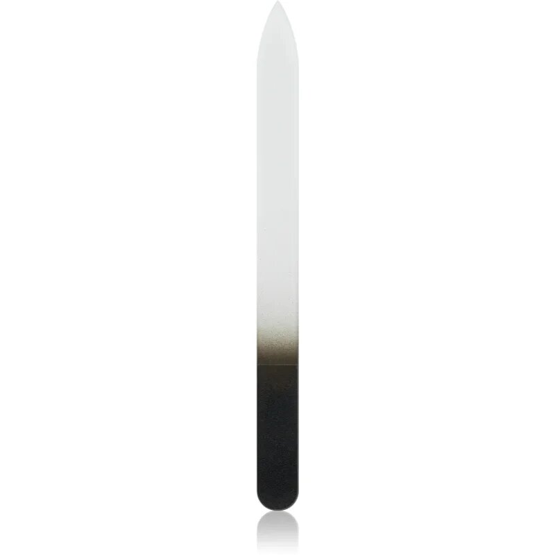Crystal Bohemia Black steklena pilica za nohte obojestranski 1 kos