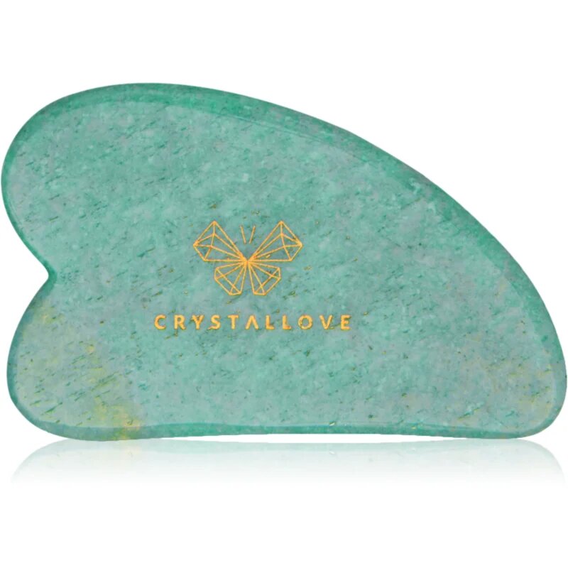 Crystallove Amazonite Gua Sha pripomoček za masažo 1 kos