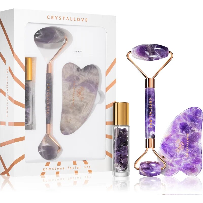 Crystallove Amethyst Beauty Set set za nego obraza