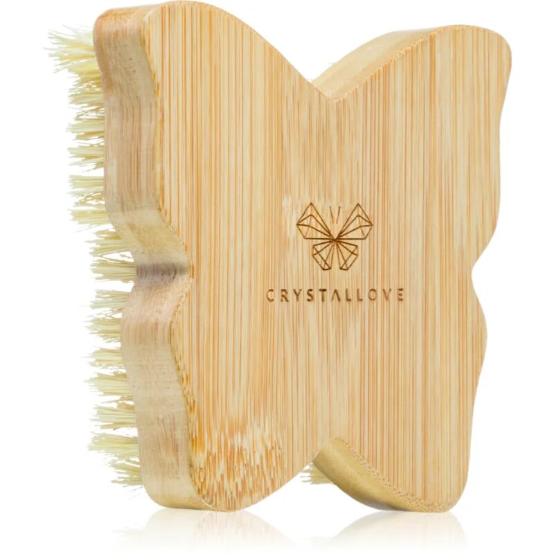 Crystallove Bamboo Butterfly Agave Body Brush masažna krtača za telo 1 kos