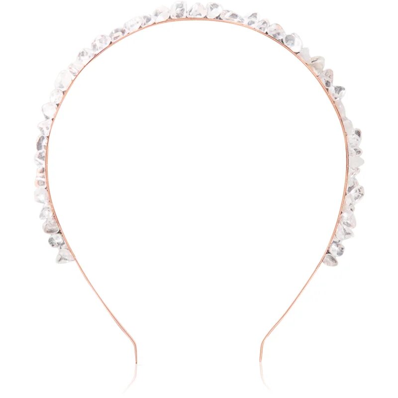 Crystallove Clear Quartz Hairband obroč za lase 1 kos