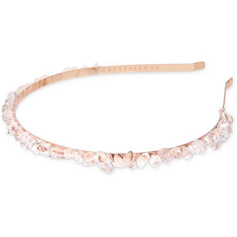 Crystallove Clear Quartz Hairband obroč za lase 1 kos