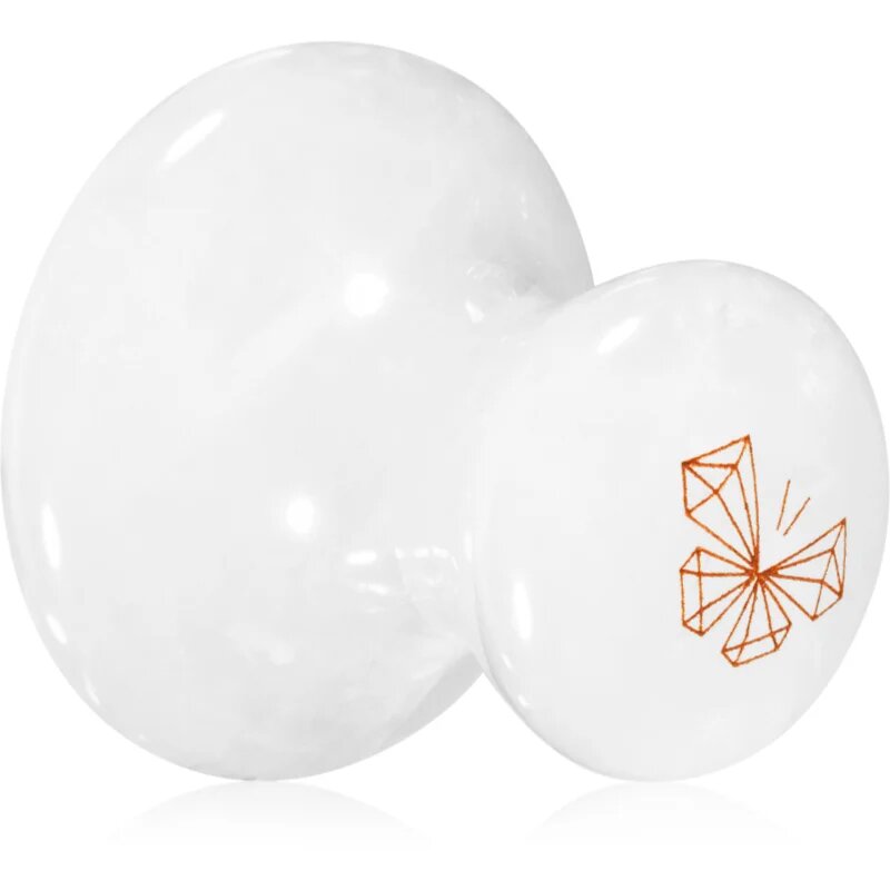 Crystallove Clear Quartz Mushroom pripomoček za masažo za obraz 1 kos