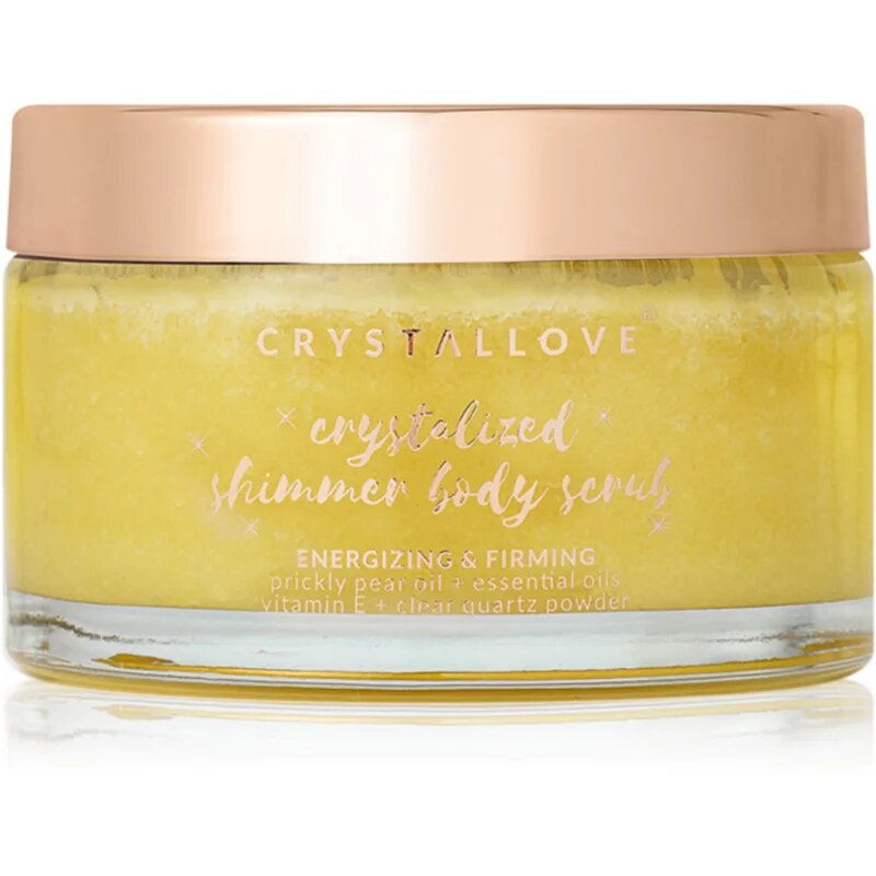 Crystallove Clear Quartz Shimmer Body Scrub piling za telo 200 g