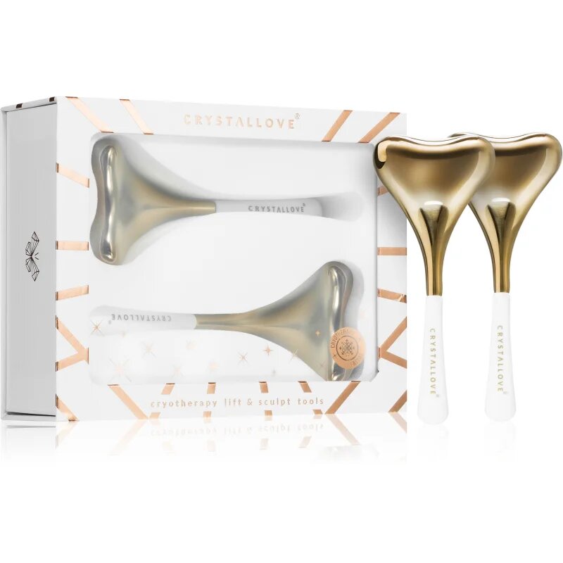 Crystallove Cryo Cryotherapy Lift & Sculpt Tools pripomoček za masažo za obraz 2 kos