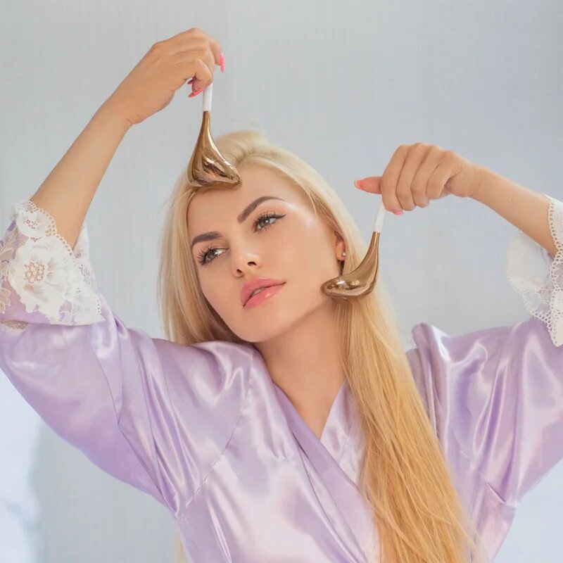 Crystallove Cryo Cryotherapy Lift & Sculpt Tools pripomoček za masažo za obraz 2 kos