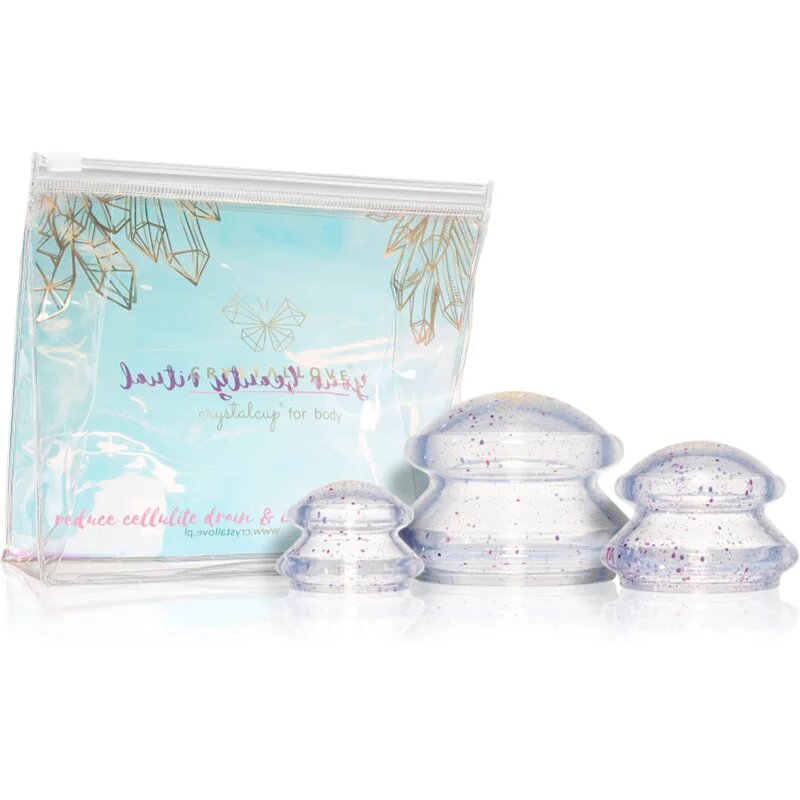 Crystallove Crystalcup set proti celulitu Crystal 1 kos