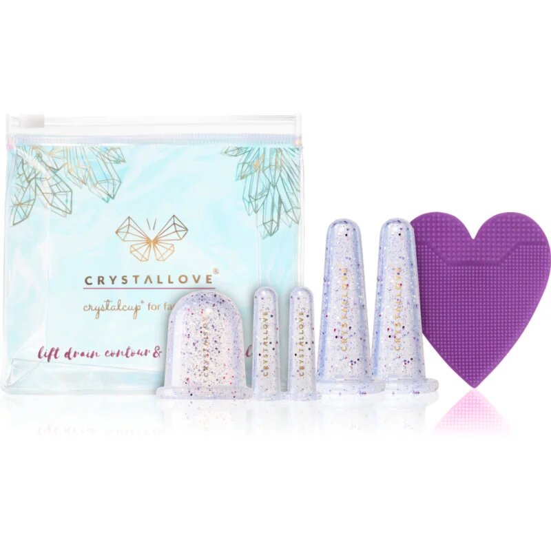 Crystallove Crystalcup set za obraz in telo 1 kos