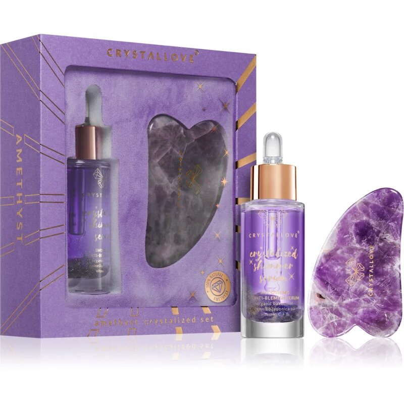 Crystallove Crystalized Amethyst Set set za nego obraza