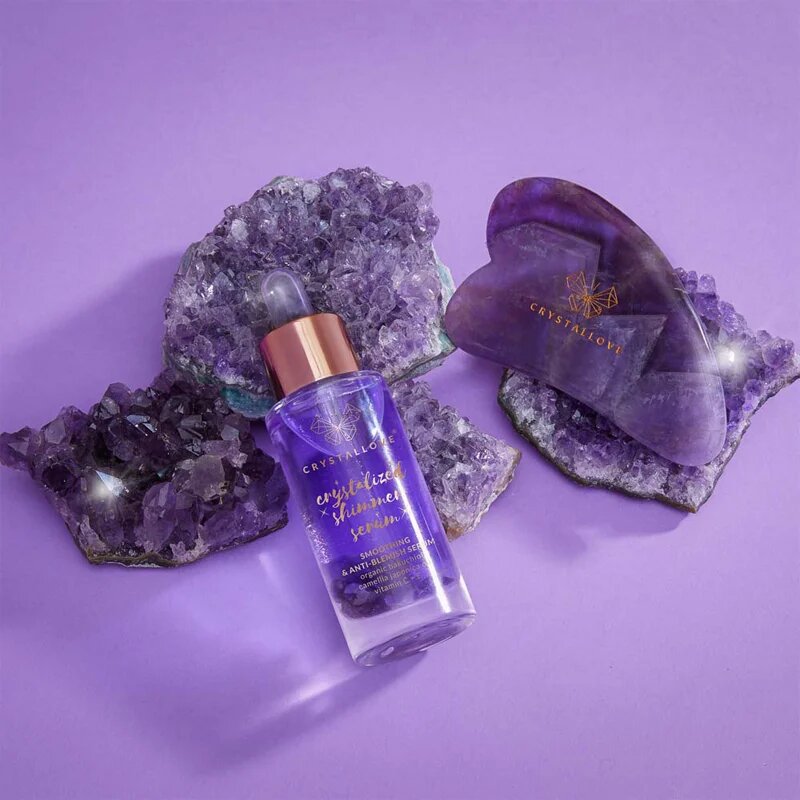 Crystallove Crystalized Amethyst Set set za nego obraza