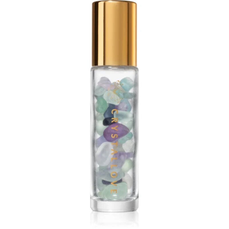 Crystallove Fluorite Rainbow Oil Bottle roll-on s kristali polnilni 10 ml