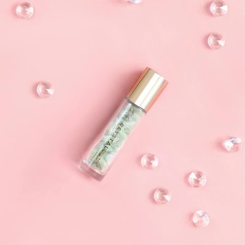 Crystallove Jade Oil Bottle roll-on s kristali polnilni 10 ml