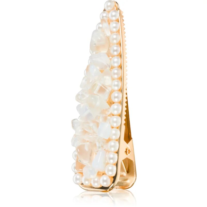 Crystallove Moonstone Hair Clip sponka za lase 1 kos