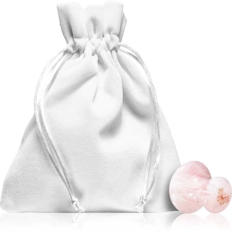 Crystallove Rose Quartz Mushroom pripomoček za masažo za obraz 1 kos