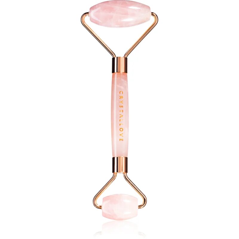Crystallove Rose Quartz Roller valjček za masažo za obraz 1 kos