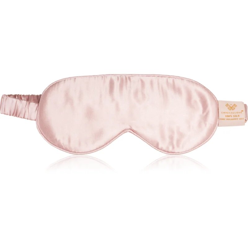 Crystallove Silk Eye Mask maska za spanje Rose 1 kos