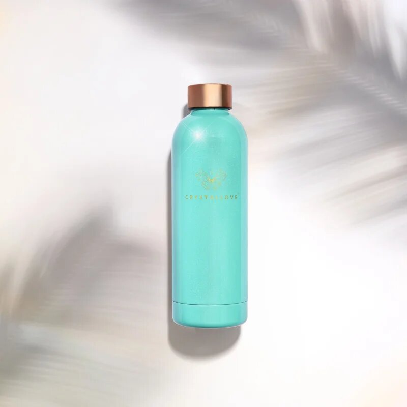 Crystallove Thermal Water Bottle posoda za vodo Amazonite 1 kos