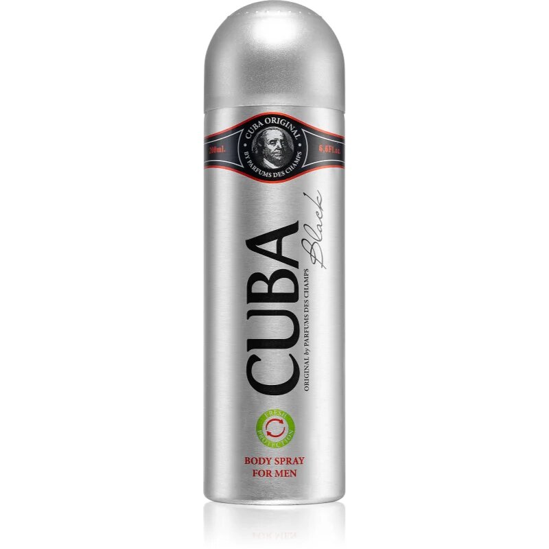 Cuba Black deodorant v pršilu za moške 200 ml