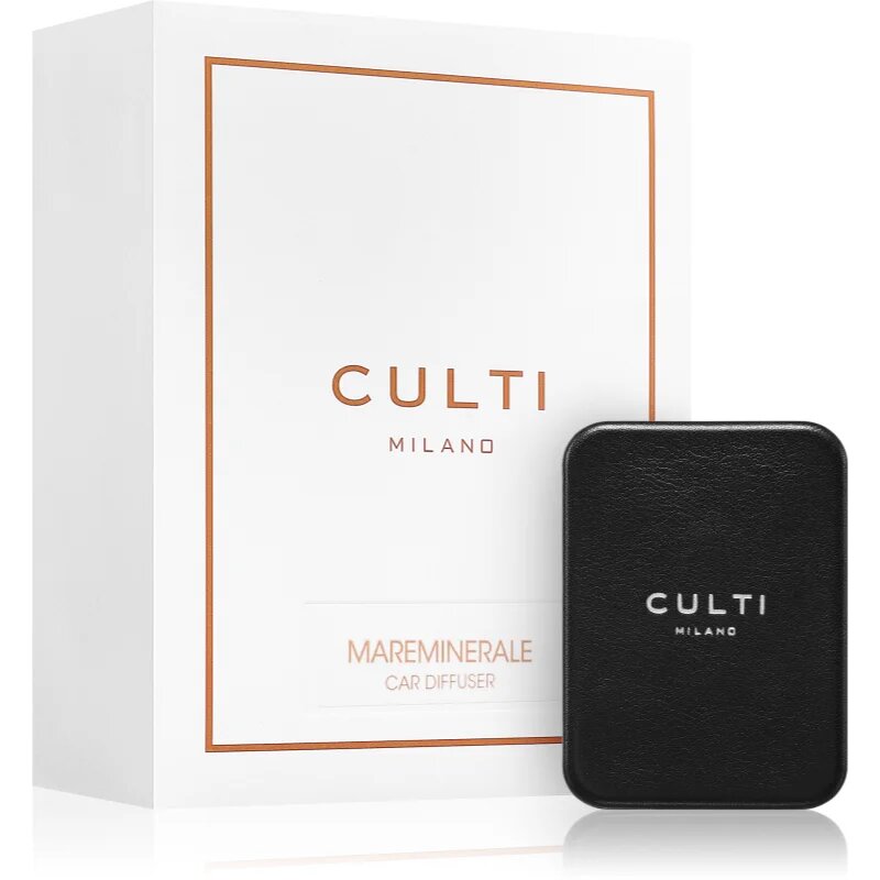 Culti Milano Car Diffuser Black Mareminerale dišava za avto + nadomestno polnilo 73x53 cm