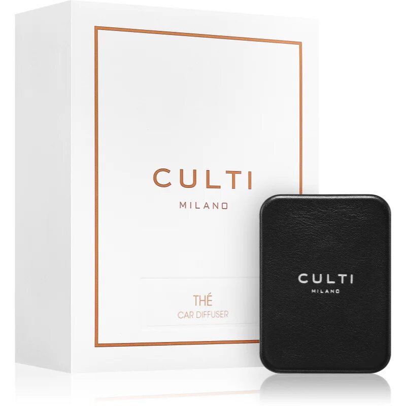 Culti Milano Car Diffuser Black Thé dišava za avto + nadomestno polnilo 1 kos