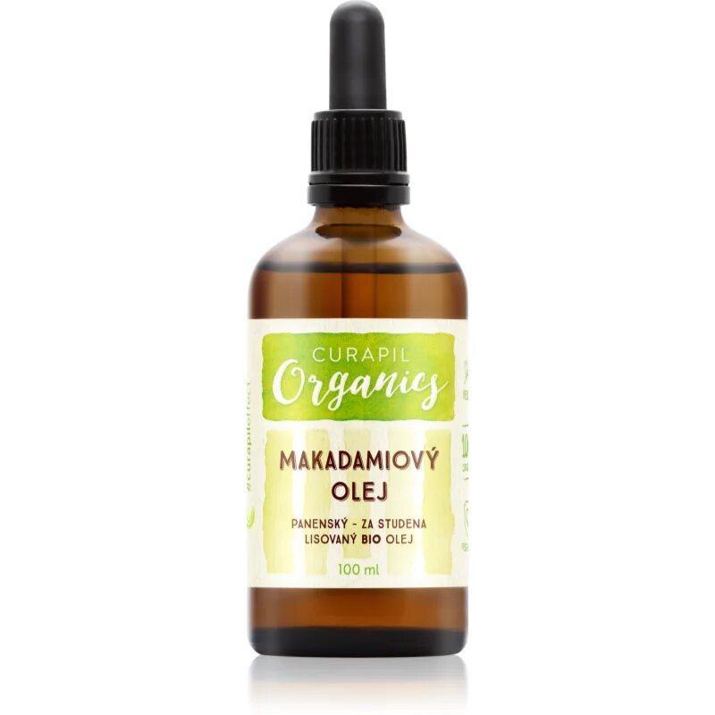Curapil Organics Macadamia oil olje v bio kakovosti 100 ml