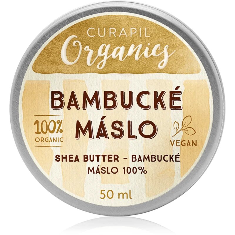 Curapil Organics Shea Butter maslo za obraz telo in lase 50 ml
