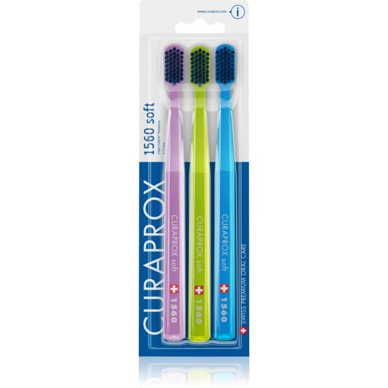 Curaprox 1560 Soft zobna ščetka 3 kos
