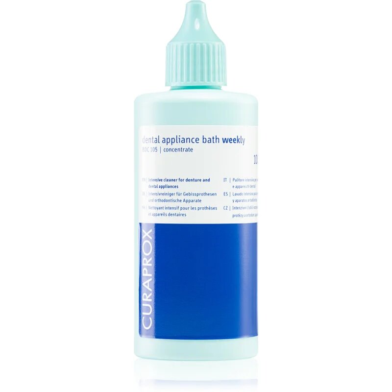 Curaprox BDC 105 raztopina za čiščenje proteze Weekly 100 ml