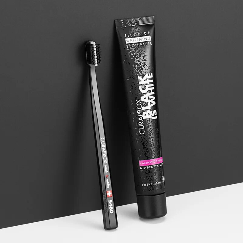 Curaprox Black is White set zobne nege