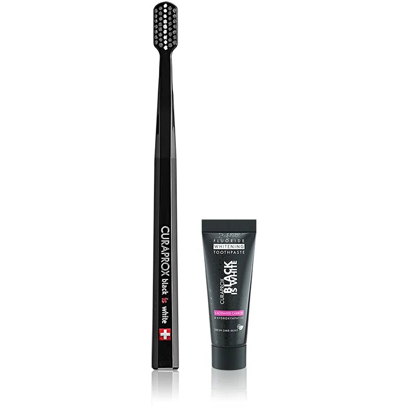 Curaprox Black is White set zobne nege
