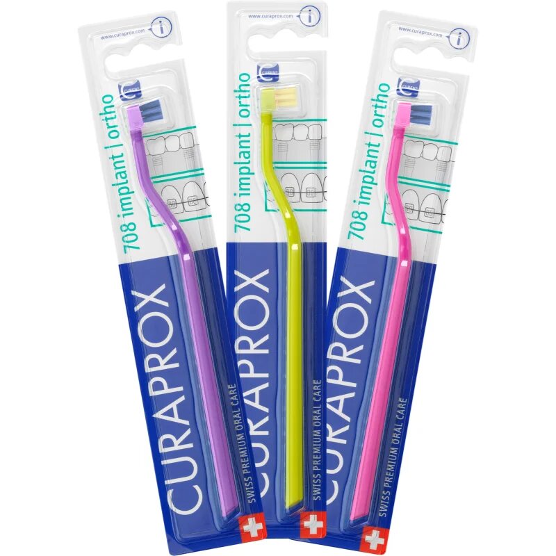 Curaprox CS 708 Implant ortodontna zobna ščetka 1 kos