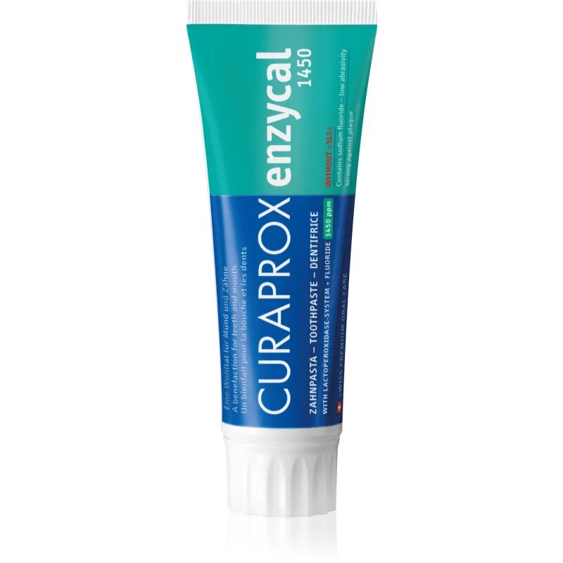 Curaprox Enzycal 1450 zobna pasta 1450 ppm 75 ml