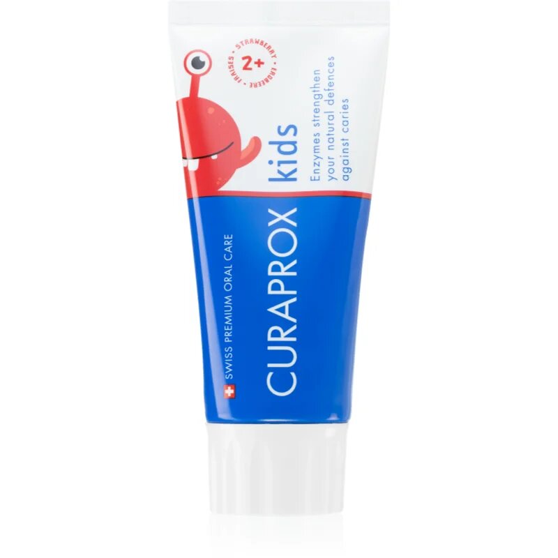 Curaprox Kids Strawberry zobna pasta za otroke s fluoridom 60 ml