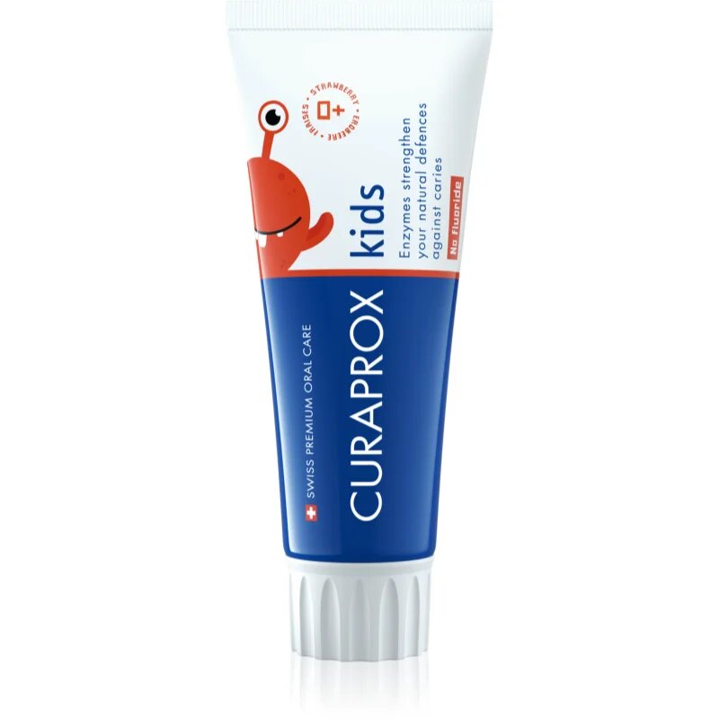 Curaprox Kids zobna pasta za otroke brez fluorida Strawberry 60 ml