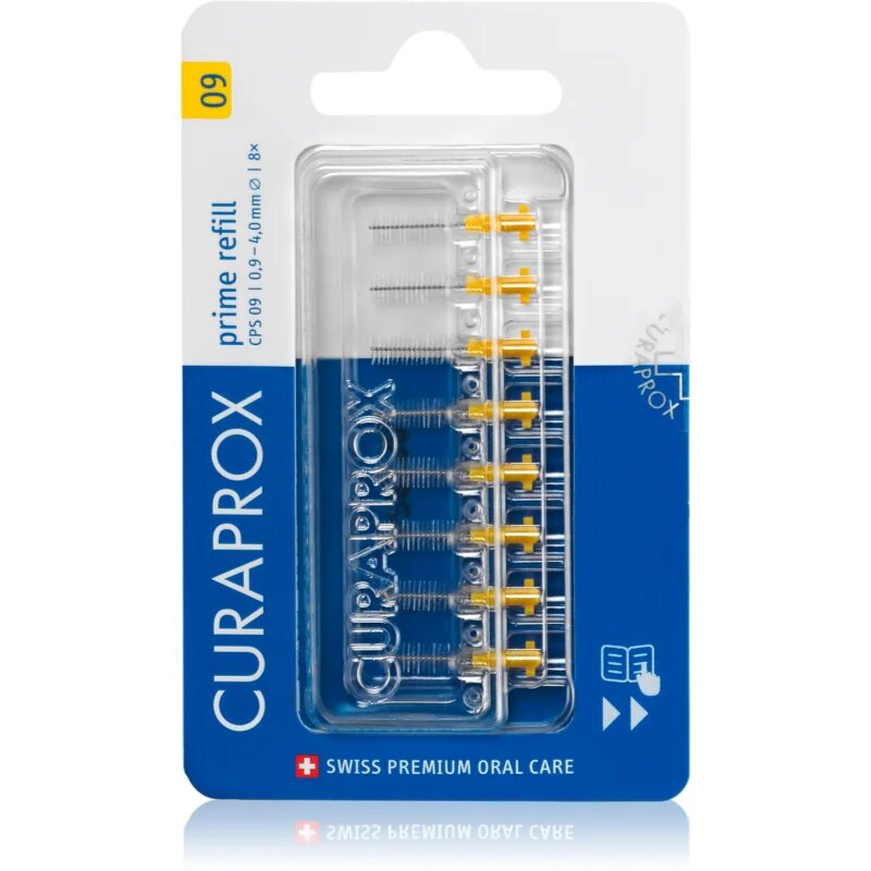 Curaprox Prime Refill nadomestne medzobne ščetke v blistru CPS 09 09 - 40 mm 8 kos