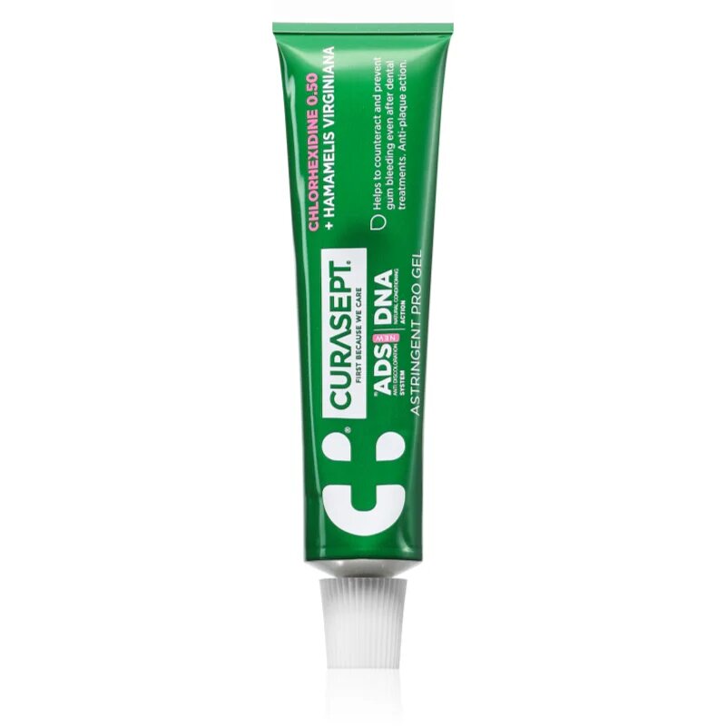 Curasept ADS DNA Astringent Pro gel za zobe s pomirjajočim učinkom 30 ml