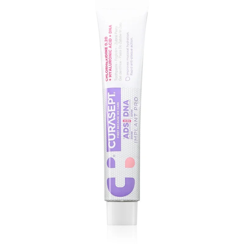 Curasept ADS DNA Implant Pro gelasta zobna pasta z regeneracijskim učinkom 75 ml