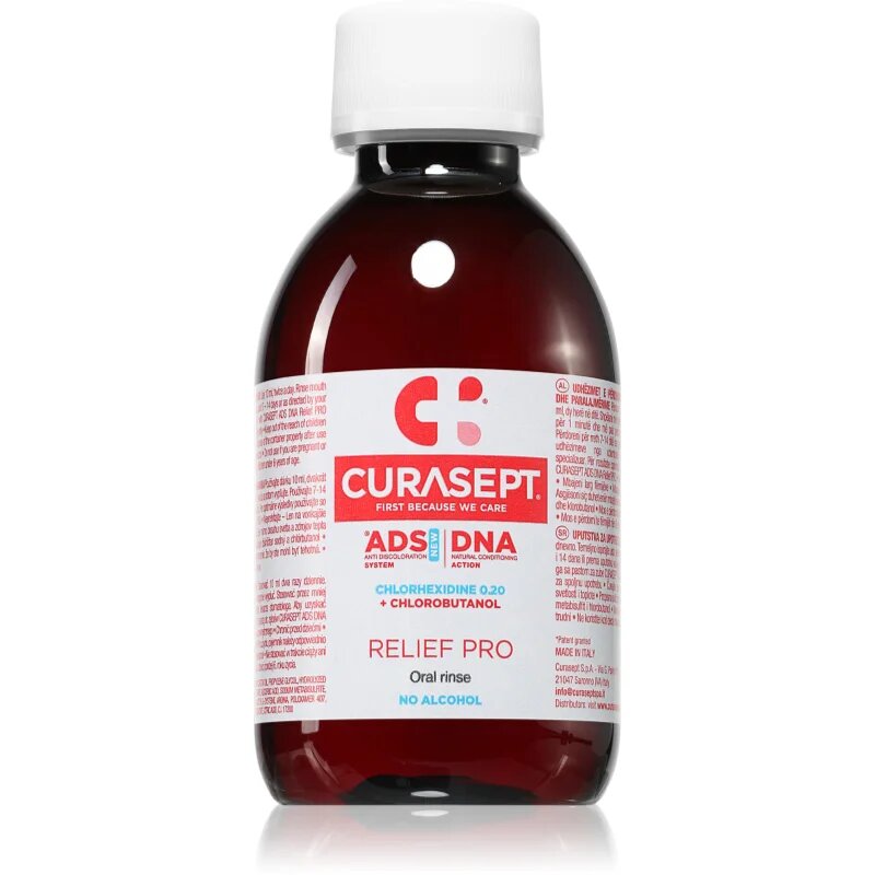 Curasept ADS DNA Relief Pro ustna voda 200 ml