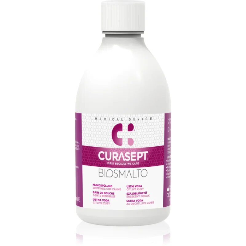 Curasept Biosmalto Sensitive Teeth pomirjevalna ustna voda 300 ml