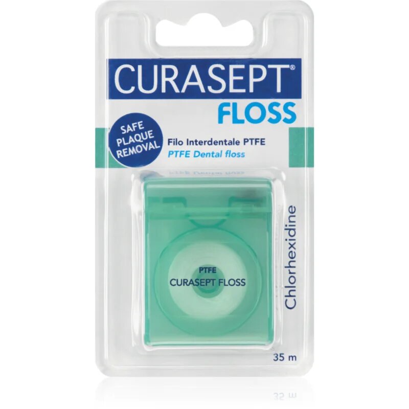 Curasept Dental Floss PTFE posebna zobna nitka z antibakterijskim dodatkom 35 m