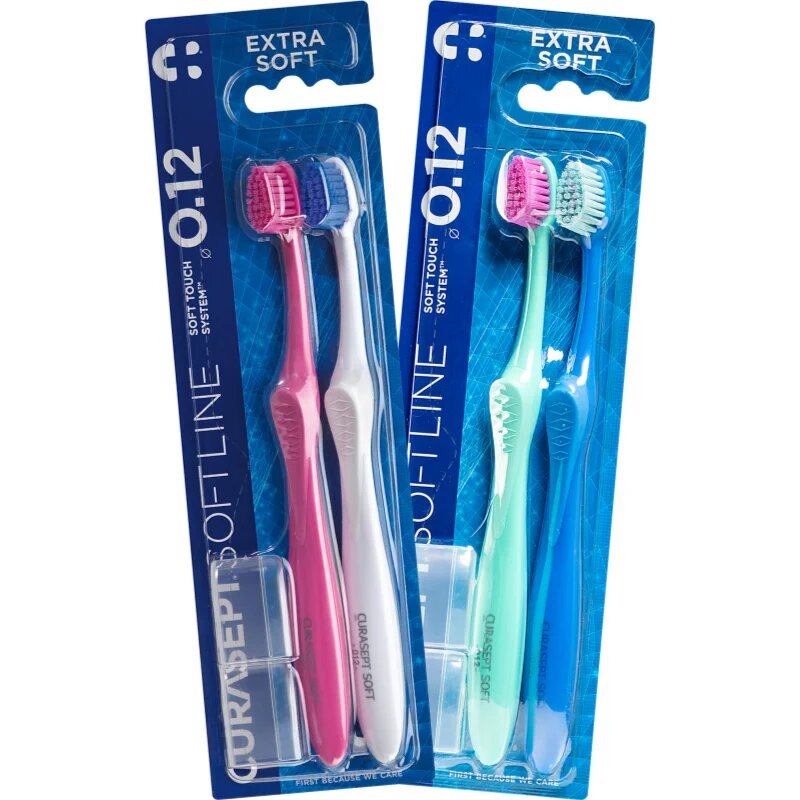Curasept Softline 0.12 Extra Soft 2Pack zobna ščetka 2 kos