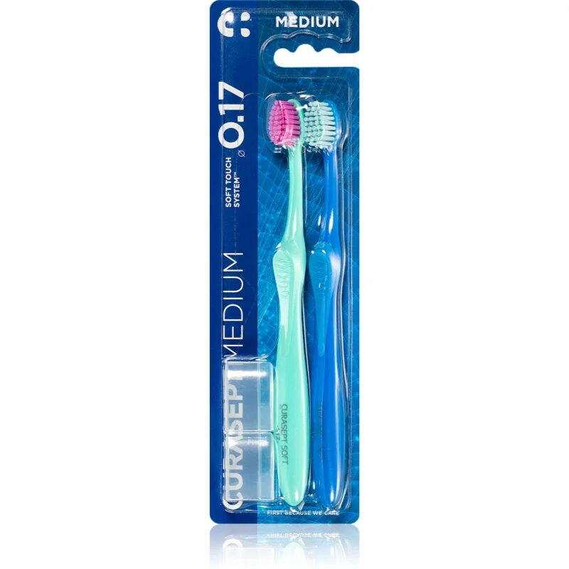 Curasept Softline 0.17 Medium 2pack zobna ščetka 2 kos